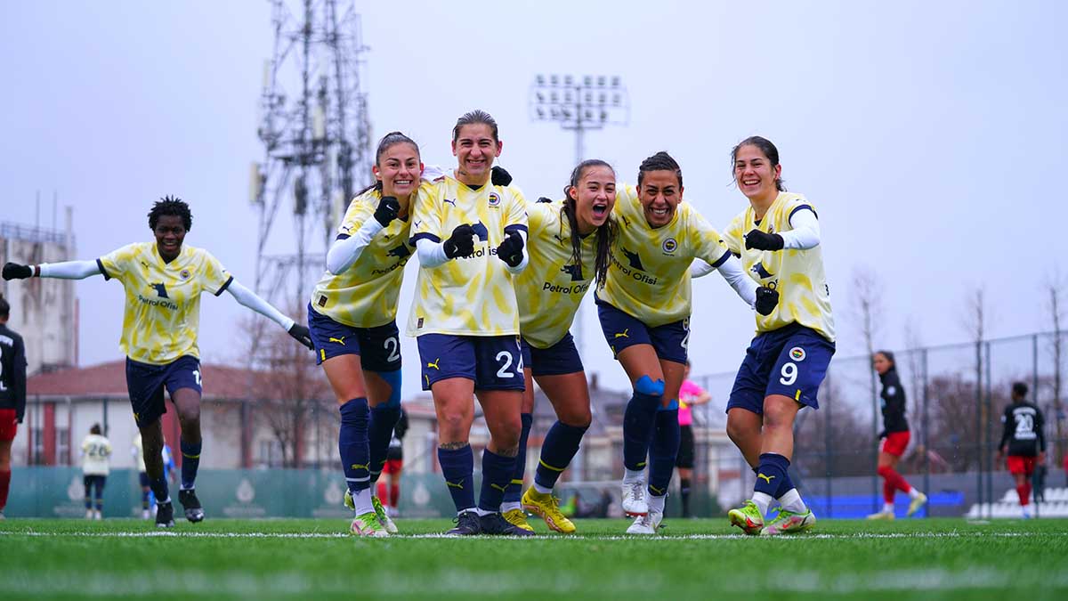 Fenerbahçe Kadın Futbol Takımı’ndan Gol Yağmuru