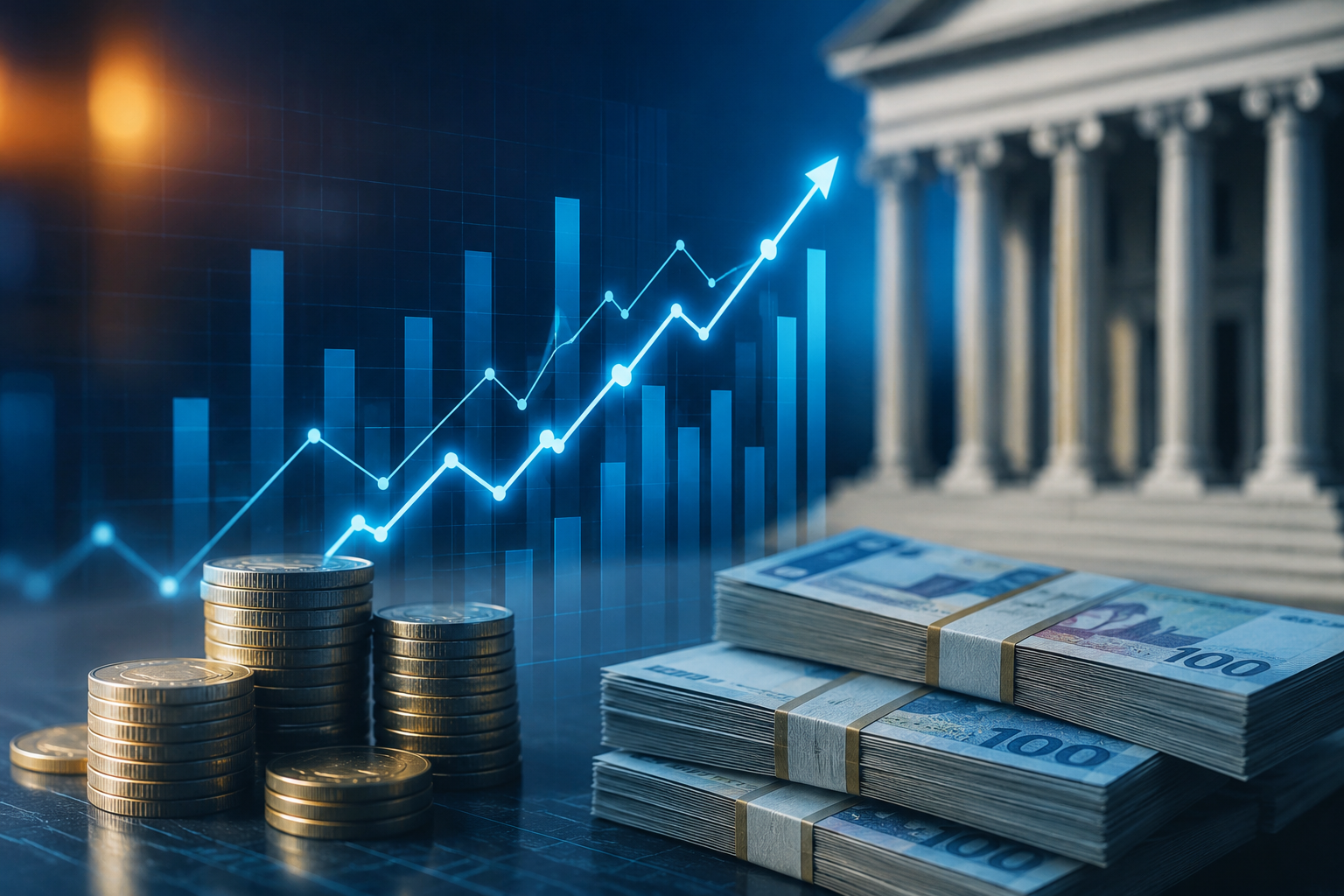 Bankacılık sektöründe kredi hacmi arttı, mevduat ve menkul kıymetler geriledi